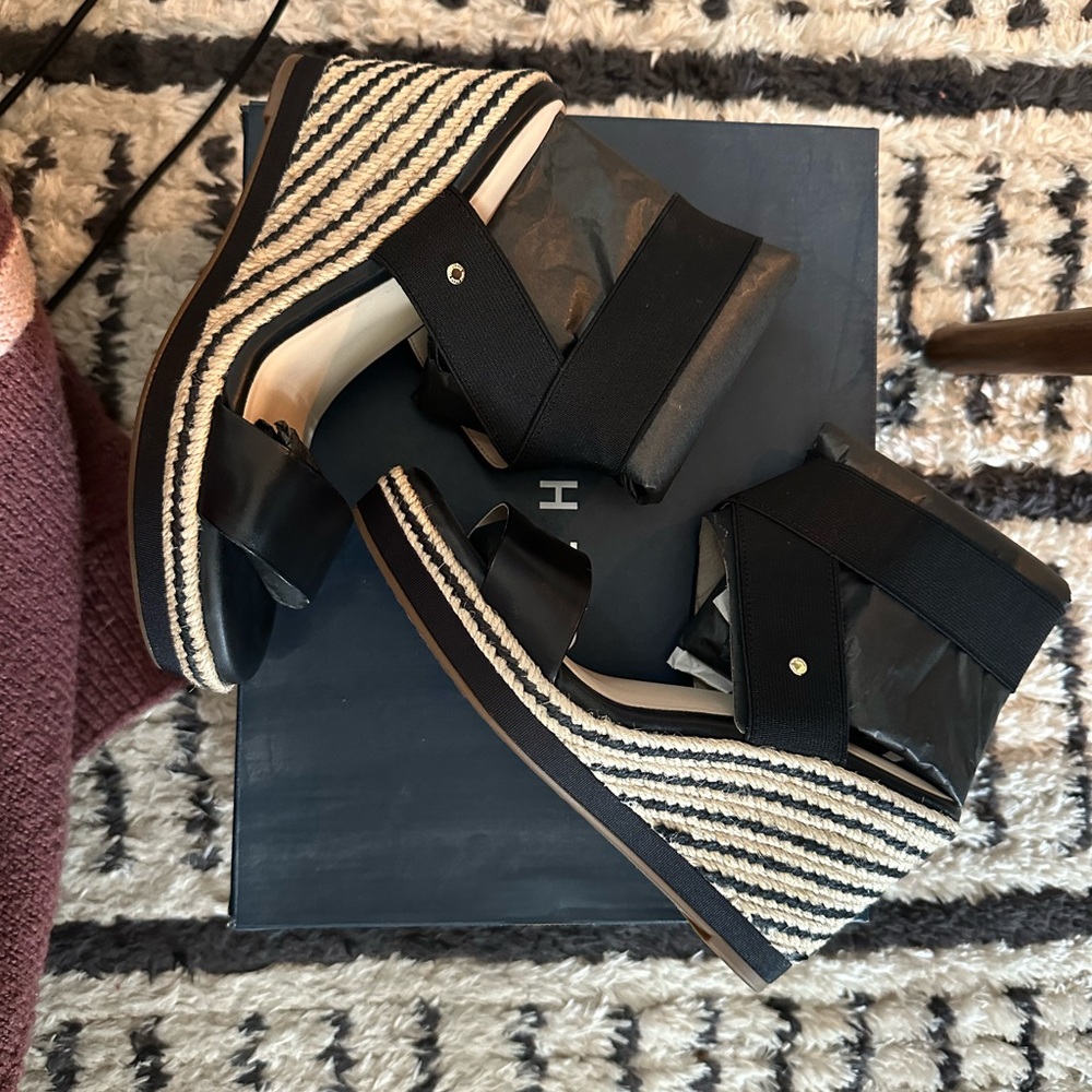 OBO Cole Haan espadrille wedge sandals